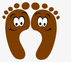 Brown Happy Feet Svg Clip Arts 600 X 522 Px