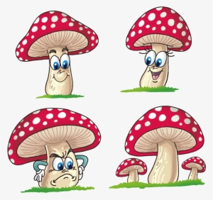 Banner Black And White Stock Alice Drawing Mushroom - Imagen De 8 Hongos Animado