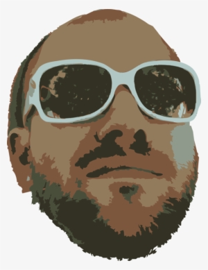 Sunglasses Goggles Man Snout - Clip Art