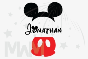 Mickey Mouse Costume Mickey Pants Mickey Ears With - Mickey Mouse Name Design