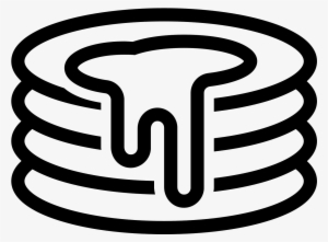 This Looks Like A Stack Of Four Pancakes - Pancake Icon