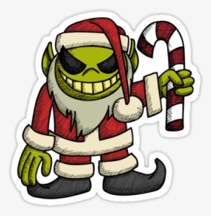 Elf Clipart Creepy - Evil Christmas Elf