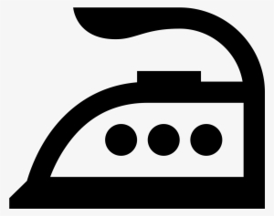This Is A Black And White Outline Of A Simple Iron - Iron Icon Png