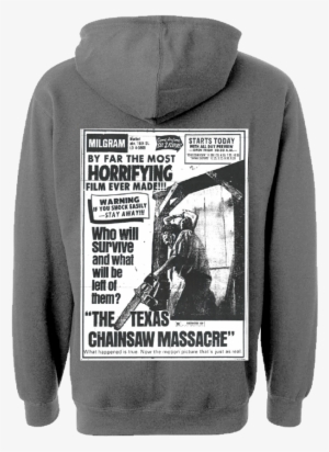 Image Of Travis Scott Rare Halloween Hoodie Grey /texas - Texas Chainsaw Massacre, Gunnar Hansen, 1974
