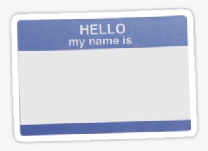 What's Up Chicago - Hello My Name Is Transparent