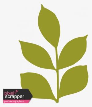 Leafy Branch Template - Leaf