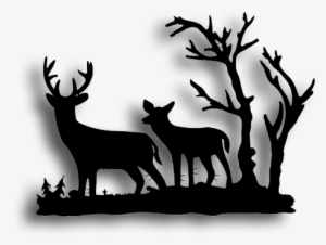 Plasma Cut Design Deer Scene - Deer Plasma Cut