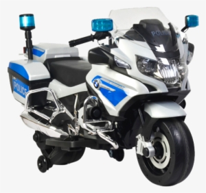 Rosso Motors Police Bike For Kids With Head Lights - Bmw Motorcycle Kids Police