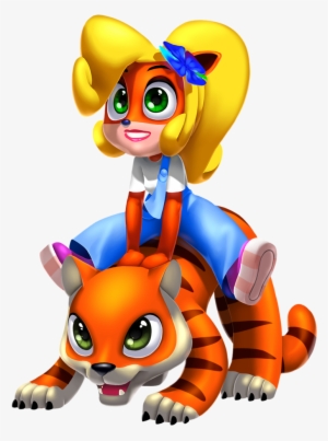 Crash Bandicoot Coco Png - Coco Bandicoot And Pura