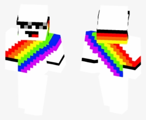 Rainbow Hoodie - Minecraft
