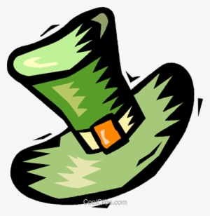 Leprechaun Hat Royalty Free Vector Clip Art Illustration - Saint Patrick's Day