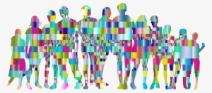 This Free Icons Png Design Of Prismatic Tiles Human - Clip Art