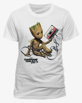 Guardians Of The Galaxy Groot & Tape Unisex T-shirt - Shih Tzu Mom Shirt