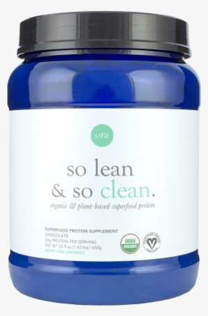 Organic Vegan Protein Powder - Ora Organic So Lean And So Clean Superfood Protein