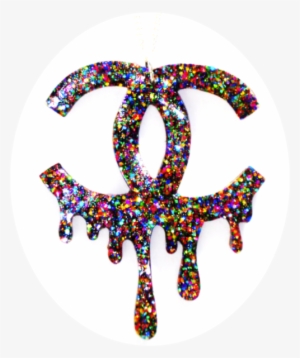 Just Dripping With Beauty - Chanel Logo Sparkle