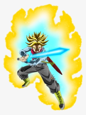 Aura Drawing Rage - Trunks Super Saiyan Rage Png