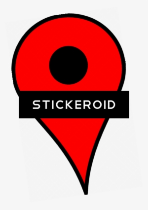 Red Map Pin - Circle