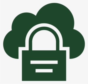 Secure Cloud Icon - Scalable Vector Graphics