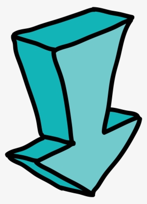 Flecha Grossa Apontando Para Baixo Icon - Arrow