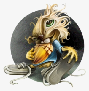 Chipmunk With Acorn - Acorn