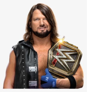 Aj Styles 2018 Wwe Champion New Png By Ambriegnsasylum16 - Crown Jewel Wwe Matches