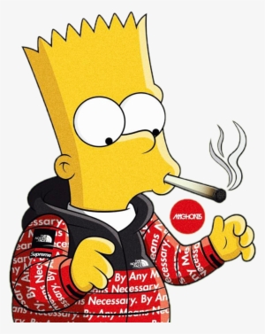 Report Abuse - Bart Simpson Smoking Weed