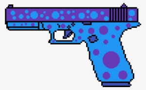 Glock 18 - Bubbles - Neon Gun Png