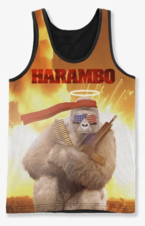 Last Blood - Harambo - Unisex Tank / Sublimation / 3xl