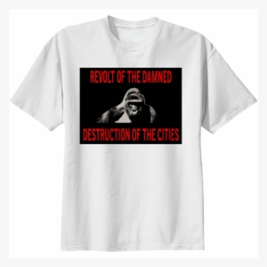 Shop Harambe Revolt Cotton T-shirt By Frogtwitterhq