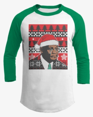 Crying Jordan - Pour The Merlot - Raglan / White/red / S