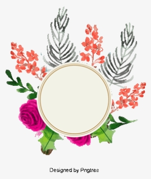 Vector Floral Border, Hd, Vector, Spring Flowers Png - Vector Graphics