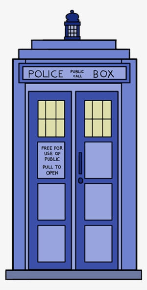 How To Draw Tardis - Tardis Drawing Simple
