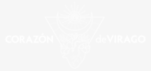 Corazondevirago Logo R1 Wh Horizontal Name - Tv Logo White Png