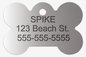 Dog Bone Pet Tag - Dog