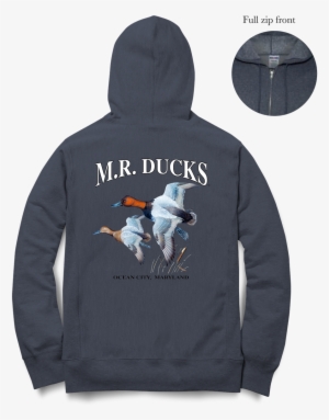 Ducks® 2018 Vintage Navy Hoodie With Zipper - Color