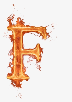 Alfabeto Completo De Fuego Png - Letra F De Fogo Png