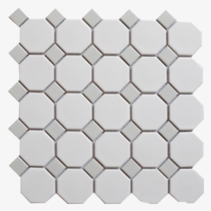 Cc Mosaics Octagon White Grey - Roca Mosaic Gray Cc Mosaics Glazed Porcelain -12×12