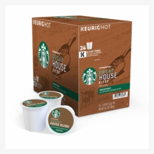Starbucks Decaf House Blend Coffee Keurig K Cups 24 - Starbucks Pike Place Roast Medium Keurig K-cups