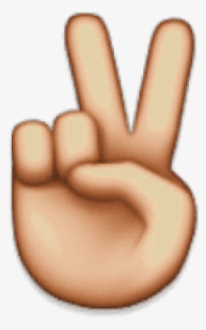 Free Png Ios Emoji Victory Hand Png Images Transparent - Emojis Amor Y Paz