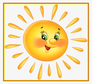 Stunning Solnce Risunok Poisk Pozitiv Smiley For Sunflower