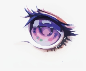 Eye Watercolor Painting - Anime Ojos Con Acuarela