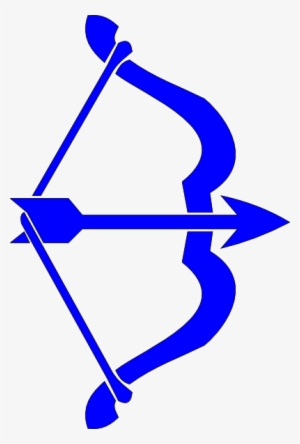 Royal Blue Bow And Arrow Svg Clip Arts 402 X 595 Px