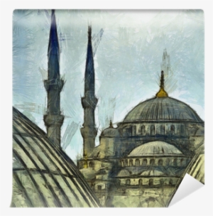 Blue Mosque Wall Mural Pixers We Live - Sultan Ahmed Mosque