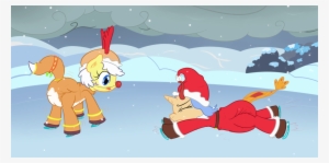 Vitriolink, Christmas, Diaper, Diaper Fetish, Ice Skating, - Cartoon