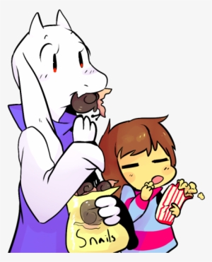 Mention Pls - Undertale Eating Snacks