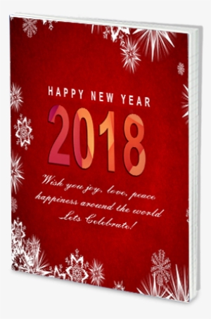 Spiritual Red Printed New Year 2018 Effit Notebok - Carmine