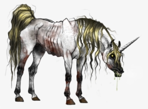 Zombie Unicorn By Warimu-d5mttxg - Zombie Unicorn Png