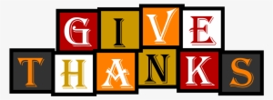 Give Thanks Banner Clipart - Free Clip Art Give Thanks