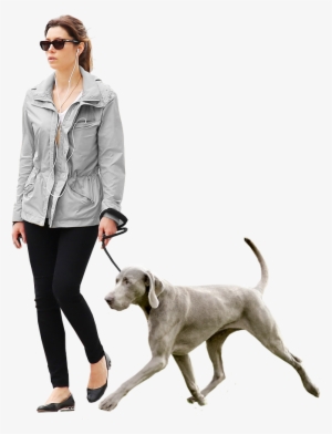 Woman Dog Gray - Personas Para Photoshop Sin Fondo