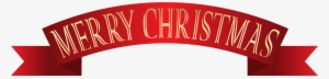 Merry Christmas Banner Transparent Png Clip Art - Merry Christmas Banner Transparent Background